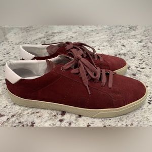 Saint Laurent Classic Court Sneakers Burgundy‎ mens shoes 42.5 42 1/2